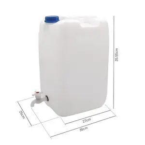 Durable 20L Jerry Can with Tap Water Carriers Container