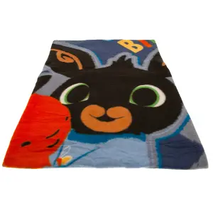 Bing Goodnight Fleece Blanket Blue/Red/Black (One Size)