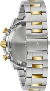 Bulova High Precision Chronograph Men's Two-Tone Stainless Steel Bracelet Watch