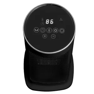 Intellectual PTC Ceramic Portable Freestanding  Electric Fan Heater with Remote Control