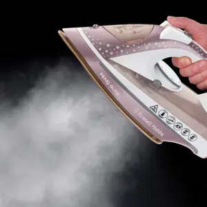 Russell Hobbs 23972 Pearl Glide Steam Iron with Pearl Infused Ceramic Soleplate