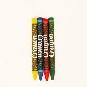 4xWax Crayons Assorted Safe Non-Toxic Christmas Stocking Filler Crayons For Kids