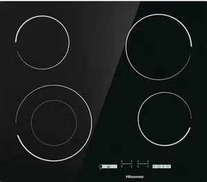 HISENSE E6432C 60 cm Electric Ceramic Hob - Black, Black 1993