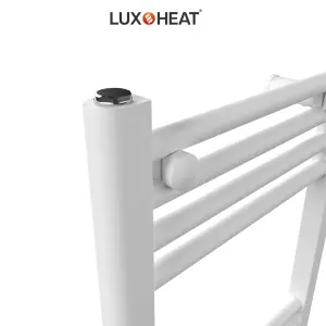 Towel Radiator Rail 1200 x 400 for Central Heating with White Finish