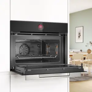 Bosch Series 8 CMG7241B1B Built-in Compact Multi-function with microwave Oven - Black