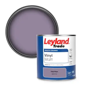 Leyland Trade Vinyl Matt Walls & Ceilings Emulsion Paint Pale Plum (PPG1177-5) 1L