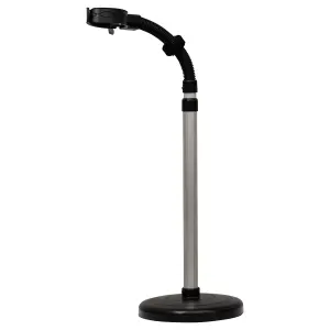 Hands-Free Hair Dryer Stand - Height & Angle Adjustable Hairdryer Holder with Flexible Neck & Heavy Non-Tipping Base - 66x19x19cm