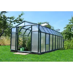 Rion Hobby Gardener 8 Ft W x 12 Ft D Greenhouse 208cm H x 266cm W x 516cm D