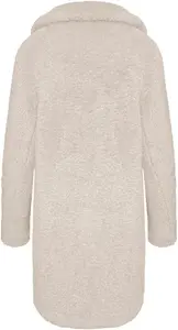 House Of Bruar Ladies Classic Boucle Faux Fur Coat