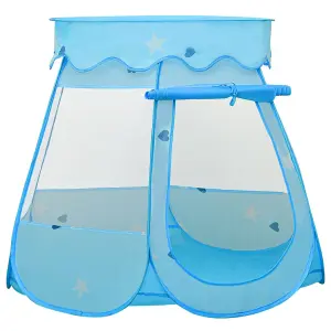 Berkfield Children Play Tent with 250 Balls Blue 102x102x82 cm