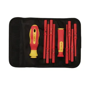 Draper  XP1000 VDE Interchangeable Blade Screwdriver Set (10 Piece) 05721