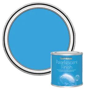 Rust-Oleum Blue Pearlescent effect Mid sheen Multi-surface Topcoat Special effect paint, 250ml