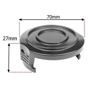 SPARES2GO Line & Spool + Cover compatible with Spear & Jackson S3525ET Strimmer Trimmer