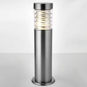 Outdoor Post Bollard Light Marine Steel 0.5m 10W LED Garden Driveway Path Lamp