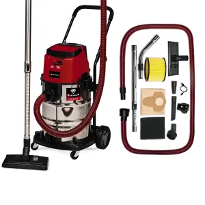 Einhell Cordless Wet And Dry Vacuum Cleaner 30L 36V With Power Tool Takeoff Power X-Change Industrial TP-VC 36/30 S - Body Only