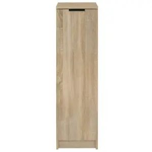 Berkfield Shoe Cabinet Sonoma Oak 30x35x100 cm Engineered Wood