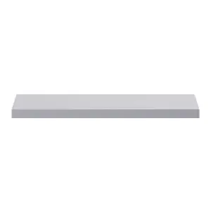 GoodHome Cusko Grey Rectangular Floating shelf (D)23.5cm