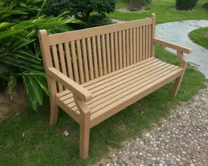 Winawood Sandwick 3 Seater Wood Effect Bench - New Teak