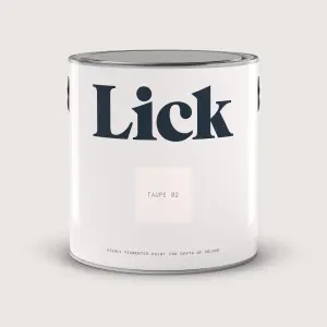 Lick Taupe 02 Eggshell Emulsion paint, 2.5L