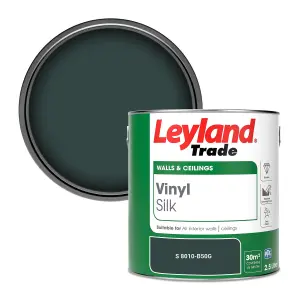 Leyland Trade Vinyl Silk Walls & Ceilings Emulsion Paint (S 8010-B50G) - 2.5L