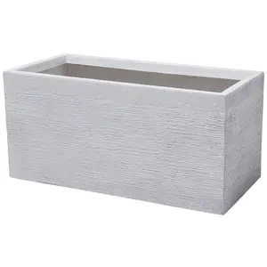 Plant Pot 80 x 37 x 38 cm White MYRA