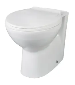 Contemporary Bathroom Back to Wall Toilet Pan  , 410mm x 355mm, White