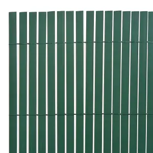 Berkfield Double-Sided Garden Fence 110x500 cm Green