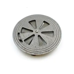 Oakcrafts - Antique Cast Iron Adjustable Sliding Round Air Vent - 150mm