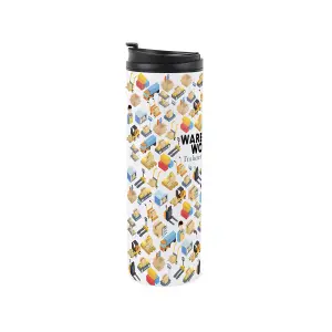 Warehouse Worker Travel Mug - Novelty Trades Gift Stainless Steel Vacuum-Sealed Double-Walled Hot/Cold Drinks Travel Flask