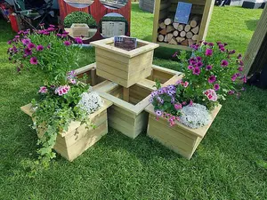 Square Planter - Redwood - L45 x W45 x H34 cm