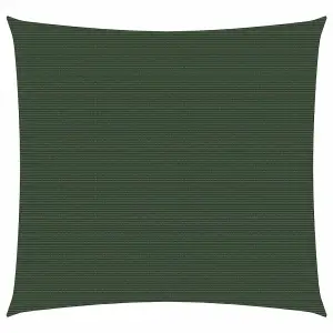 Berkfield Sunshade Sail 160 g/m2 Dark Green 2x2 m HDPE