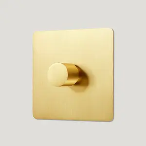 MAXWELL 1G Smooth Dimmer Switch - Brass