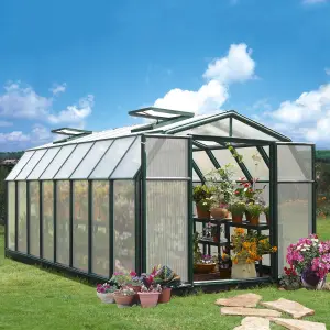 Palram - Canopia Hobby Gardner Green 8x16 Greenhouse