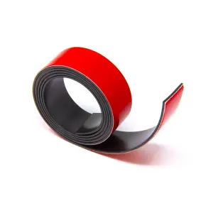 MagFlex Flexible Magnetic Tape with Foam Self Adhesive - Polarity A - 25.4mm Wide - 1m Length