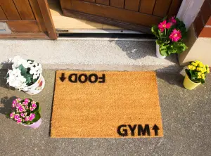 Gym addict doormat - Regular 60x40cm