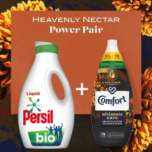 Comfort Ultimate Care Fabric Conditioner Heavenly Nectar 1.18 Litre, 78W, 2Pk