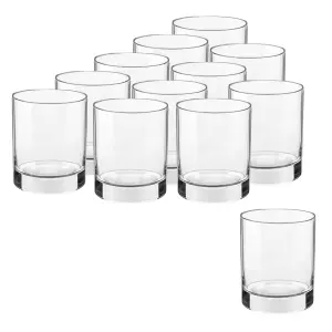 BORMIOLI ROCCO 195ml Cortina  Short Tumbler Drinking Glasses Set of 12