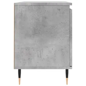 Berkfield TV Cabinet Concrete Grey 104x35x50 cm Engineered Wood