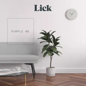 Lick Purple 05 Matt Emulsion paint, 2.5L