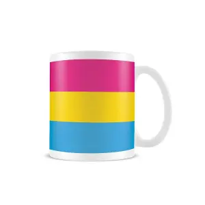 Pyramid International Pansexual Flag Mug Pink/Yellow/Blue (One Size)