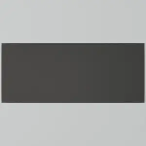 Charcoal Grey Glass Bathroom Self Adhesive Splashback 250mm x 600mm x 4mm