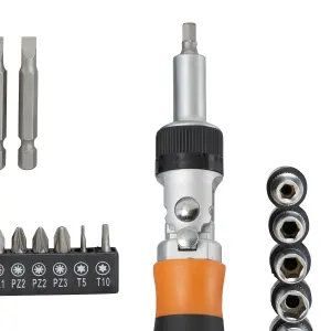 Magnusson 46 Piece Ratcheting screwdriver & bit Set