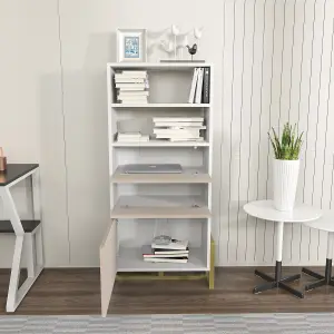 Decorotika - Utopia Bookcase Bookshelf Shelving Unit with 3 Cabinets and 2 Shelves