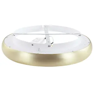 Metal LED Ceiling Lamp Gold ATARAN