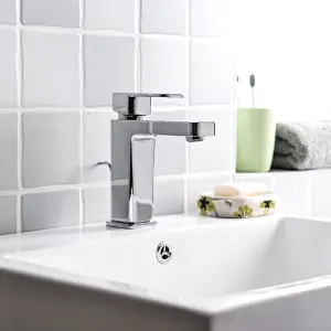 GoodHome Pazar Basin Mono mixer Tap