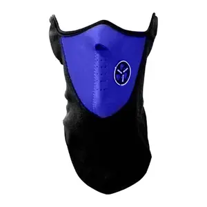 Aquarius Thermal Neoprene Face & Neck Mask Warm & Breathable Biker Mask, Blue