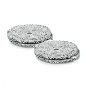 BOSCH BHZUPAD1 Microfibre Mopping Pads (4/Pack) (To Fit: Bosch BCS71HYGGB Unlimited 7 Aqua White Vacuum)