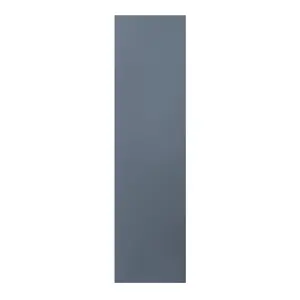 GoodHome Alisma Matt blue slab Standard Clad on end panel (H)2400mm (W)640mm