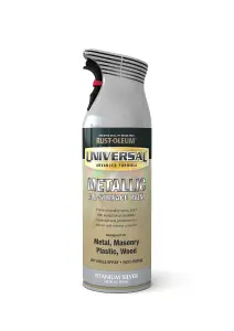 Rust-Oleum Universal Titanium silver effect Multi-surface Protector Spray paint, 400ml