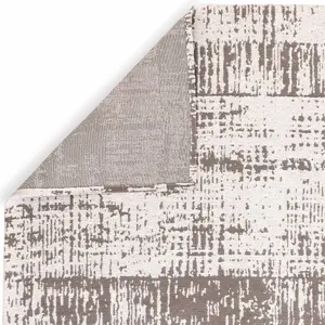 White Abstract Modern Easy to clean Rug for Bedroom & Living Room-160cm X 230cm